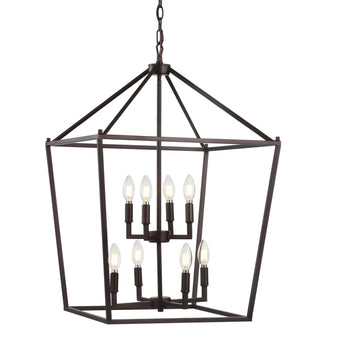 Pagoda Lantern Metal LED Pendant